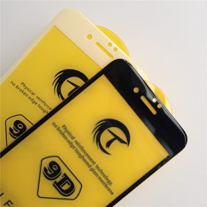 iPhone 8 Plus 9D Tempered Glass - White