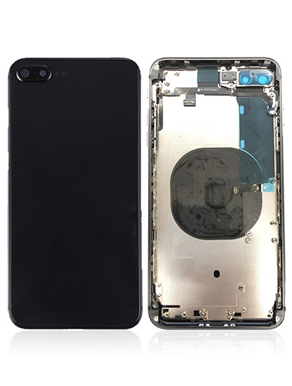 iPhone 8 plus back housing with small components pre-installed < no logo >