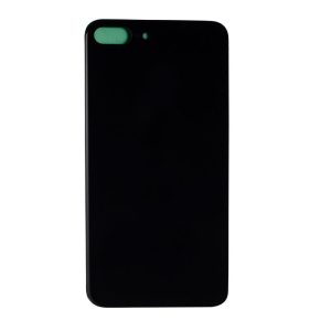iPhone 8 Plus Back Glass Replacement < No logo / Large Camera Hole > Black
