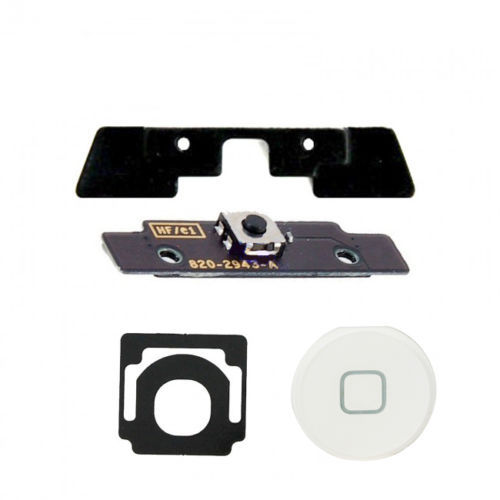 iPad 2 Home Button Click Inner 5 Set Kit - White