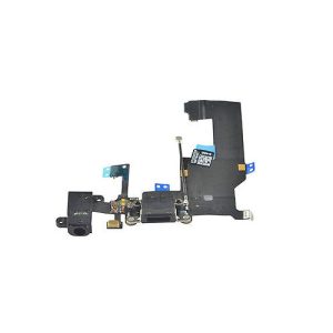 iPhone 5 Dock Charging Port Audio Jack Flex Cable Assembly – Black
