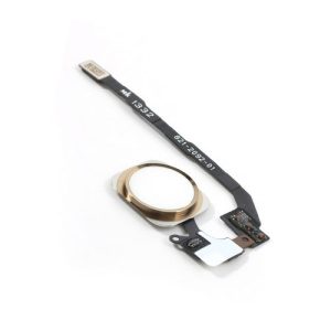 iPhone 5S Home Button Fingerprint Scan Sensor Flex Cable - Gold