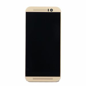 HTC One M9 LCD Screen and Digitizer Assembly with Frame - Gold