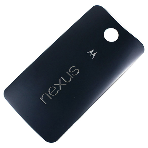 Motorola Nexus 6 Back Battery Door Cover - Black