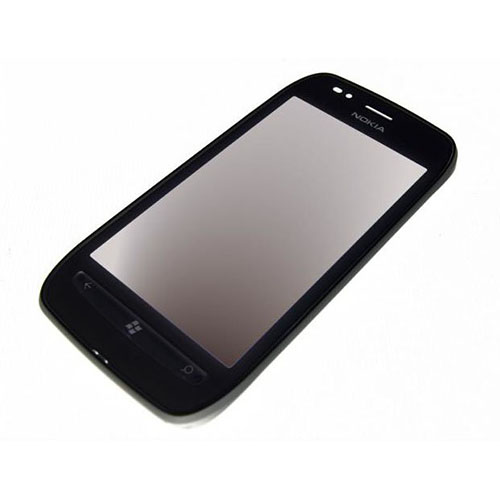 Nokia Lumia 710 Digitizer and Frame Assembly - Black