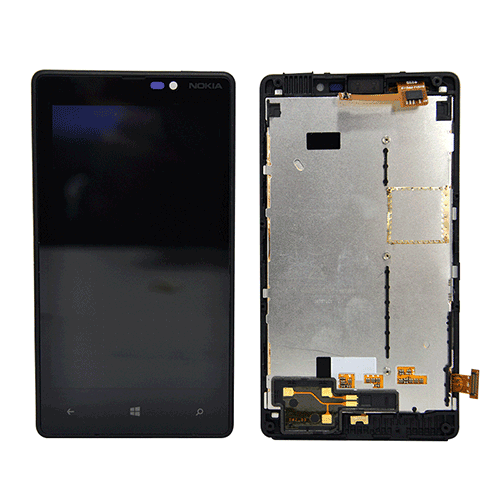 Nokia Lumia 820 LCD Screen and Digitizer Assembly with Frame