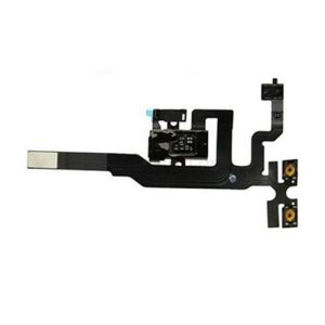 iPhone 4S Headphone Audio Jack, Power, Volume Flex Cable Replacement - Black