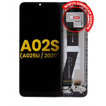 Samsung Galaxy A02s LCD Assembly with Frame < A025U / 2020 > North American Version