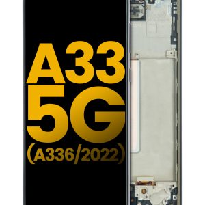Samsung Galaxy A33 < A336/2022 > OLED Screen Replacement Assembly with Frame