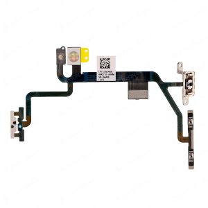 iPhone 8 / SE (2020) / SE (2022) Power / Volume Flex Cable with Metal Bracket