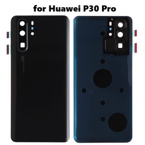 Huawei P30 Pro Back Cover with Camera Lens - Black