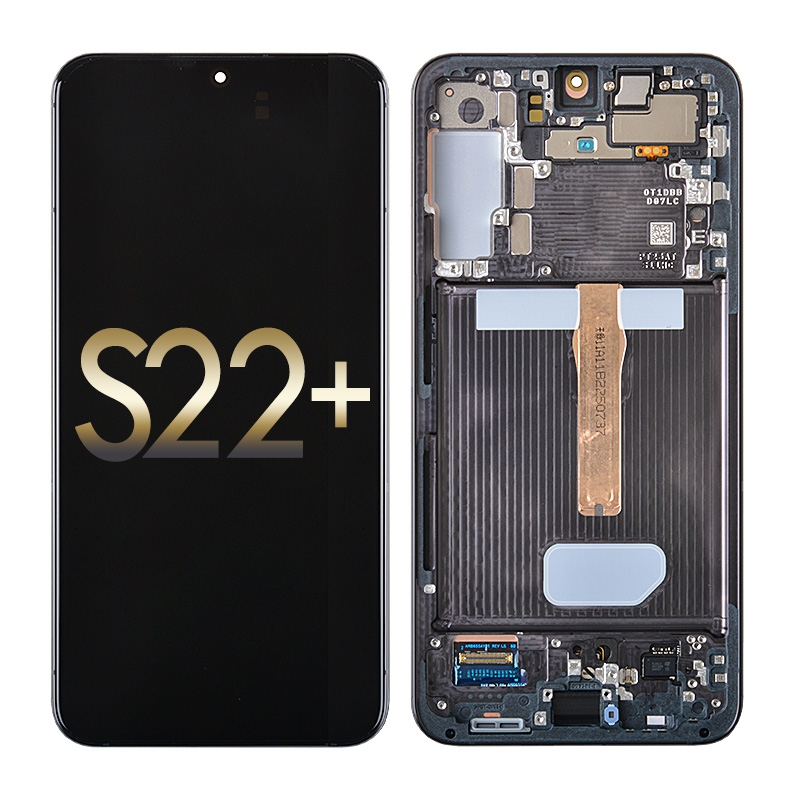 Samsung Galaxy S22 Plus 5G S906 OLED Screen Replacement Assembly with Frame (OEM)