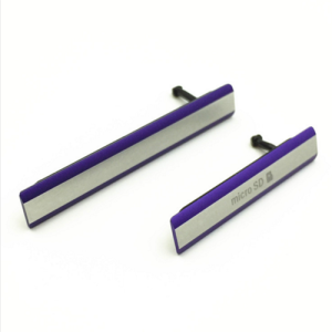 Sony Xperia Z2 USB Charging / Sim / Micro SD Card Port Cover Set - Purple