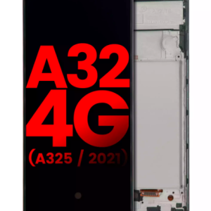 OLED Screen Replacement Assembly With Frame Compatible For Samsung Galaxy A32 4G (A325 / 2021)