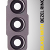 Back Camera Lens With Bezel Ring Compatible For Samsung Galaxy S21 FE 5G
