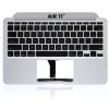 Top Case + Keyboard Compatible For MacBook Air 11" (A1370 / Mid 2011) (US English