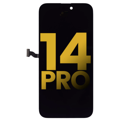 iPhone 14 Pro Screen Replacement LCD Screen Display Touch Screen Digitizer Assembly with Steel Plate Installed < OLED > ( 120 HZ )