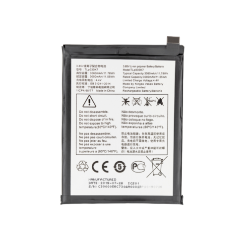 BlackBerry Motion / Alcatel 3V replacement battery OEM-quality