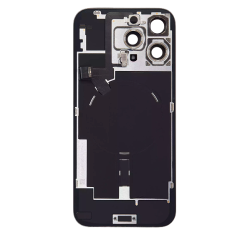 iPhone 16 Pro Max Back Glass With Steel Plate With Wireless NFC Charging MagSafe Magnet & Flashlight Flex (Used OEM Pull) - Image 3