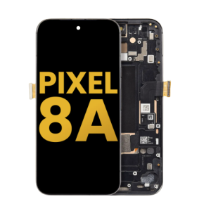 Pixel 8A OLED Assembly With Frame