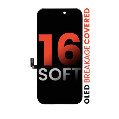 iPhone 16 Soft OLED screen replacement assembly