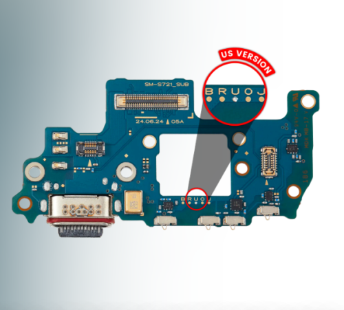 Charging Port Board Compatible For Samsung Galaxy S24 FE 5G (S721U) (US Version)