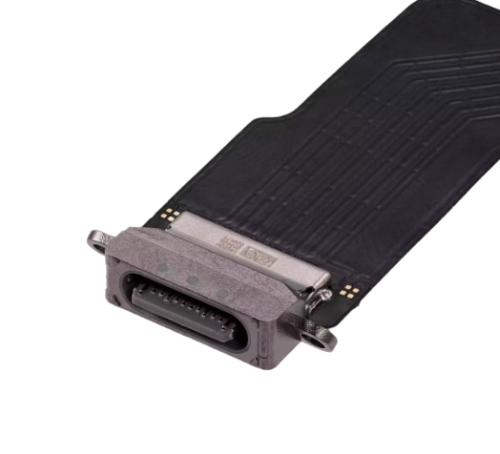 iPad Air 11" (2024) Charging Port Flex (Space Gray) - Image 2