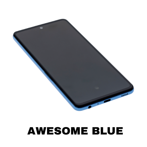 Samsung A52 Aftermarket screen repair Awesome Blue