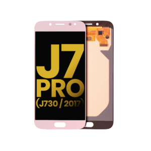 Samsung Galaxy J7 Pro OEM OLED screen replacement pink