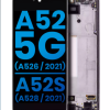 LCD Assembly With Frame (Without Finger Print Sensor) Compatible For Samsung Galaxy A52 4G (A525 / 2021) / A52 5G (A526 / 2021) / A52S (A528 / 2021) (Aftermarket : Incell)