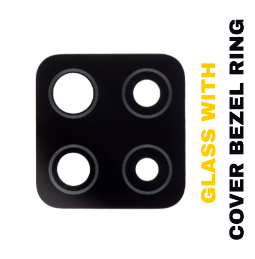 Samsung Galaxy A42 5G (A426 / 2020) Back Camera Lens With Cover Bezel Ring (Prism Dot Black)