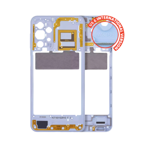 Samsung Galaxy A23 5G (A236U / A236B / 2022) Mid-Frame Housing  (US & International Version) (Blue)