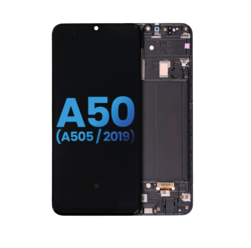 Samsung Galaxy A50 (A505 / 2019) LCD Assembly With Frame (Without Finger Print Sensor