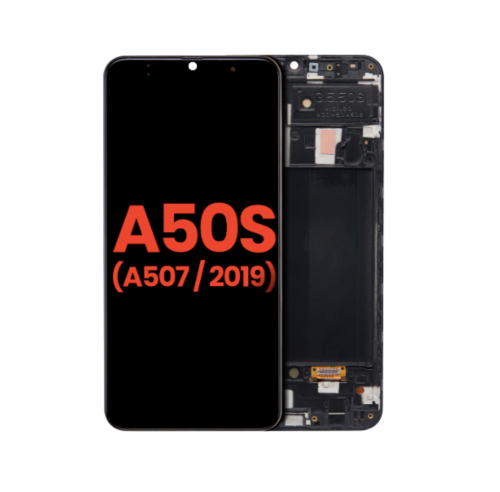 Samsung Galaxy A50s < A507/2019 > OLED Screen Assembly With Frame