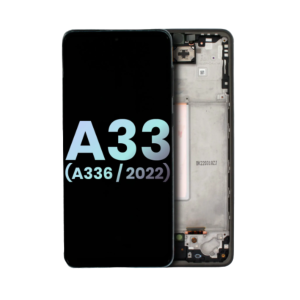 Samsung Galaxy A33 (A336/2022) OLED Screen Replacement Assembly with Frame (OEM)