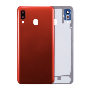 Samsung Galaxy A30 (A305 / 2019) Back cover Glass With Camera Lens (Red)