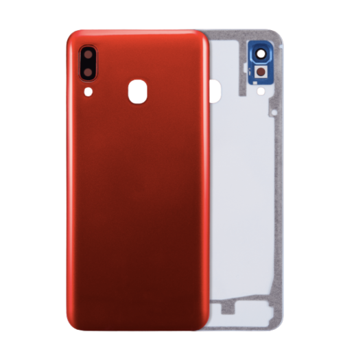Samsung Galaxy A30 (A305 / 2019) Back cover Glass With Camera Lens (Red)