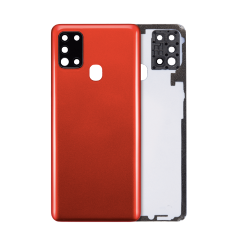 Samsung Galaxy A21s (A217 / 2020) Back cover Glass With Camera Lens (Red)