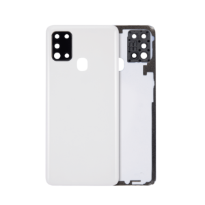 Samsung Galaxy A21s (A217 / 2020) Back cover Glass With Camera Lens (White)