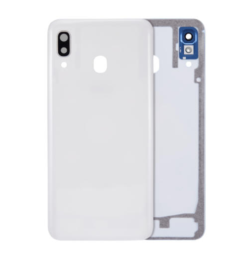 Samsung Galaxy A30 (A305 / 2019) Back cover Glass With Camera Lens (White)