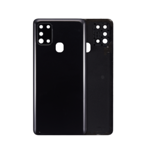 Samsung Galaxy A21s (A217 / 2020) Back cover Glass With Camera Lens (Black)