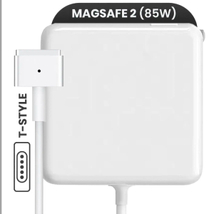 85W MagSafe 2 Power Adapter With Cable (T-Style) For MacBook (Aftermarket)