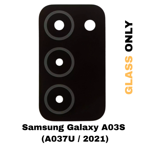Samsung Galaxy A03S (A037U / 2021) Back Camera Lens (Glass Only) With Adhesive