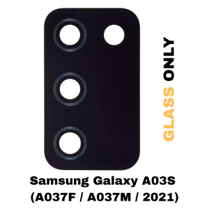 Samsung Galaxy A03S (A037F / A037M / 2021) Back Camera Lens (Glass Only) With Adhesive