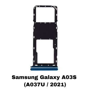 Samsung Galaxy A03S (A037U / 2021) Single Sim Card Tray (Blue)