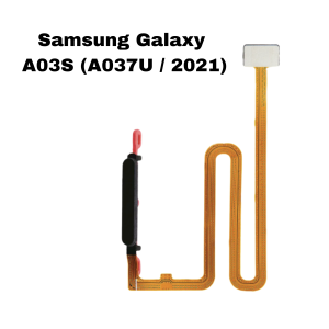 Samsung Galaxy A03S (A037U / 2021) Fingerprint Reader With Flex Cable (Black)