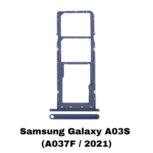 Samsung Galaxy A03S (A037F / 2021) Dual Sim Card Tray (Blue)