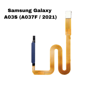 Samsung Galaxy A03S (A037F / 2021) Fingerprint Reader With Flex Cable (Blue)