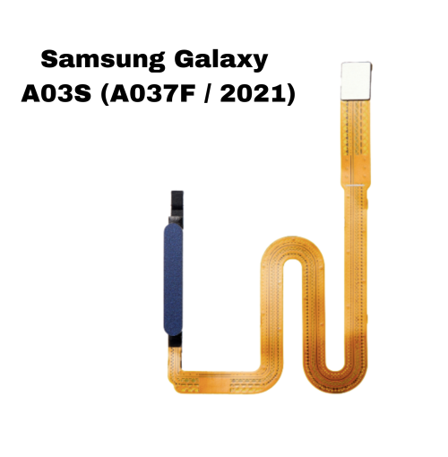 Samsung Galaxy A03S (A037F / 2021) Fingerprint Reader With Flex Cable (Blue)
