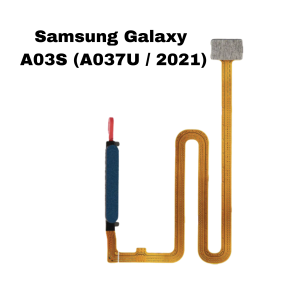 Samsung Galaxy A03S (A037U / 2021) Fingerprint Reader With Flex Cable (Blue)